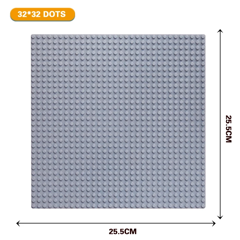 6pcs/set Base Plate 32*32 32*16 Studs Classic Figures Building Blocks Plates Bricks Baseplate Blocks Children Toys For Kid Gifts