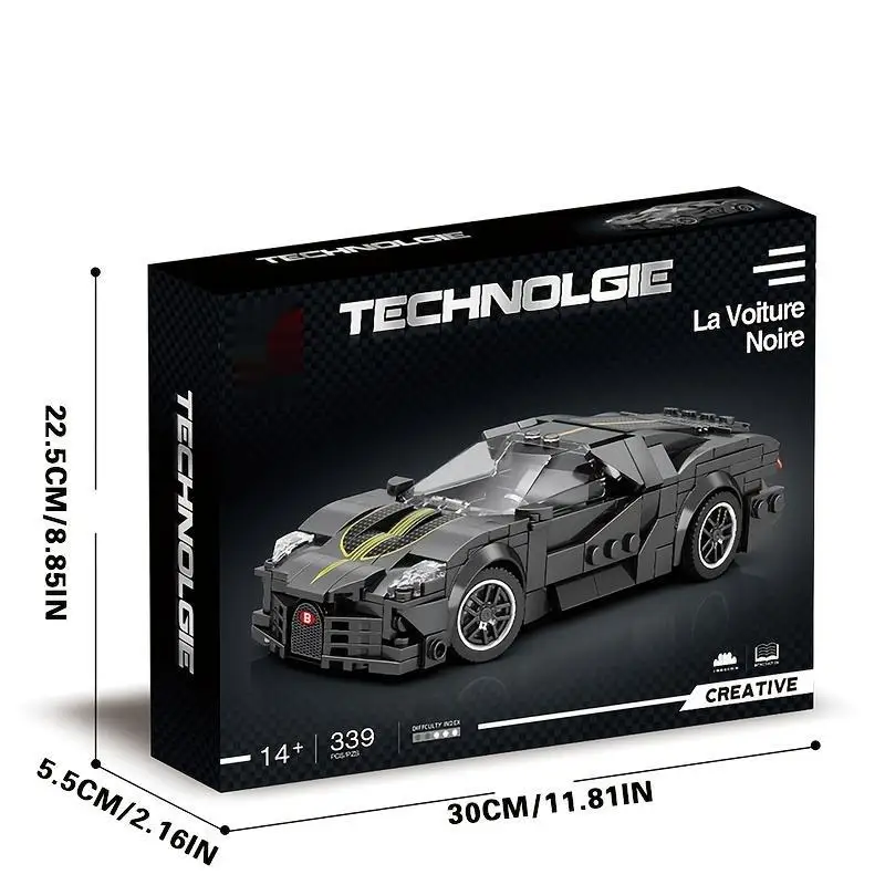 Car Series Building Blocks Model Sets Sports Racing Speed Champion DIY Educational Bricks Toys Boys Kids Adult Christmas Gifts
