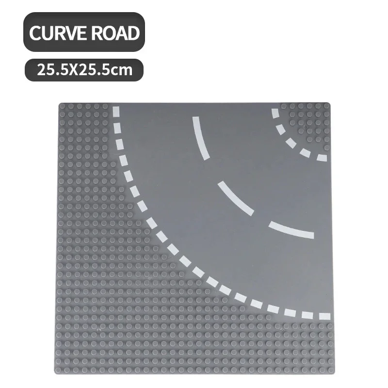 1pc City Road Street Baseplate Classic Building Block Base Plate Kids DIY Assembly Building Blocks Toy Contruction Street View
