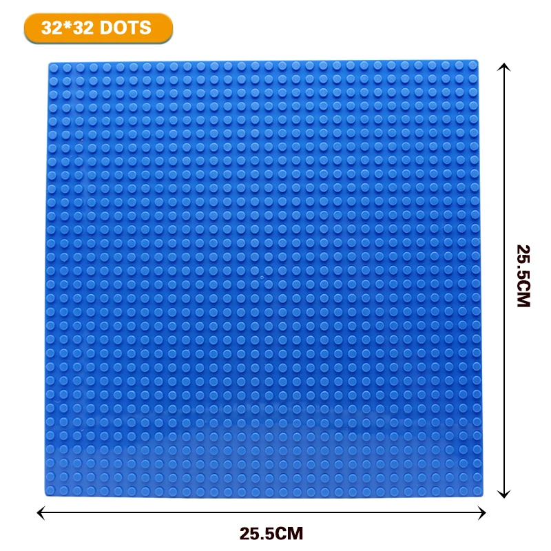 6pcs/set Base Plate 32*32 32*16 Studs Classic Figures Building Blocks Plates Bricks Baseplate Blocks Children Toys For Kid Gifts