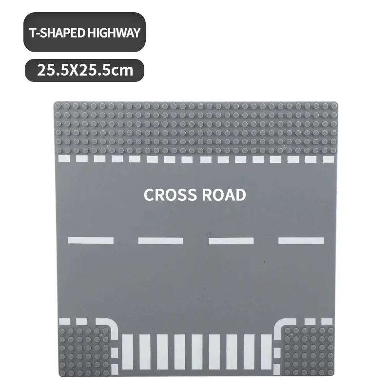 1pc City Road Street Baseplate Classic Building Block Base Plate Kids DIY Assembly Building Blocks Toy Contruction Street View