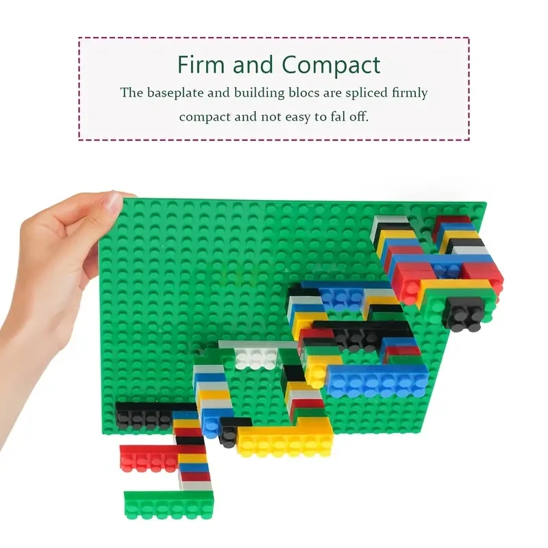 6pcs/set Base Plate 32*32 32*16 Studs Classic Figures Building Blocks Plates Bricks Baseplate Blocks Children Toys For Kid Gifts