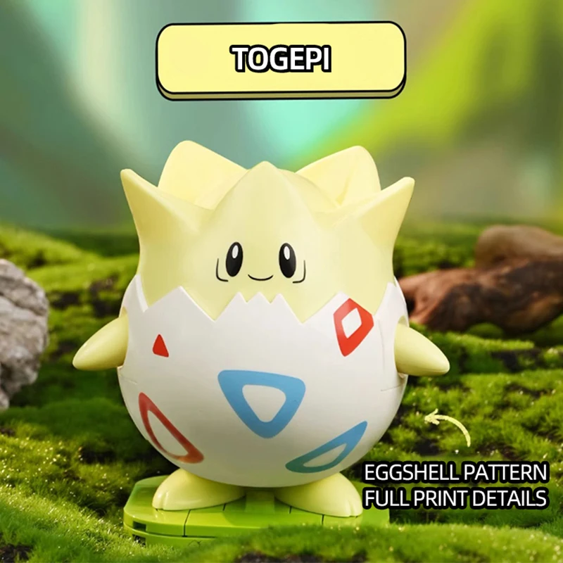 Pokémon Figure Building Blocks Pikachu Jigglypuff Kirby Togepi Gengar Ornaments Model Bricks Desktop Decoration Kids Toys Gifts