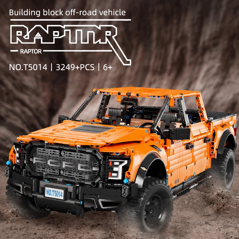 3249PCS Off Road Vehicle Building Blocks Pickup Car Model Bricks Desktop Decoration Children's Educational Toys Gifts