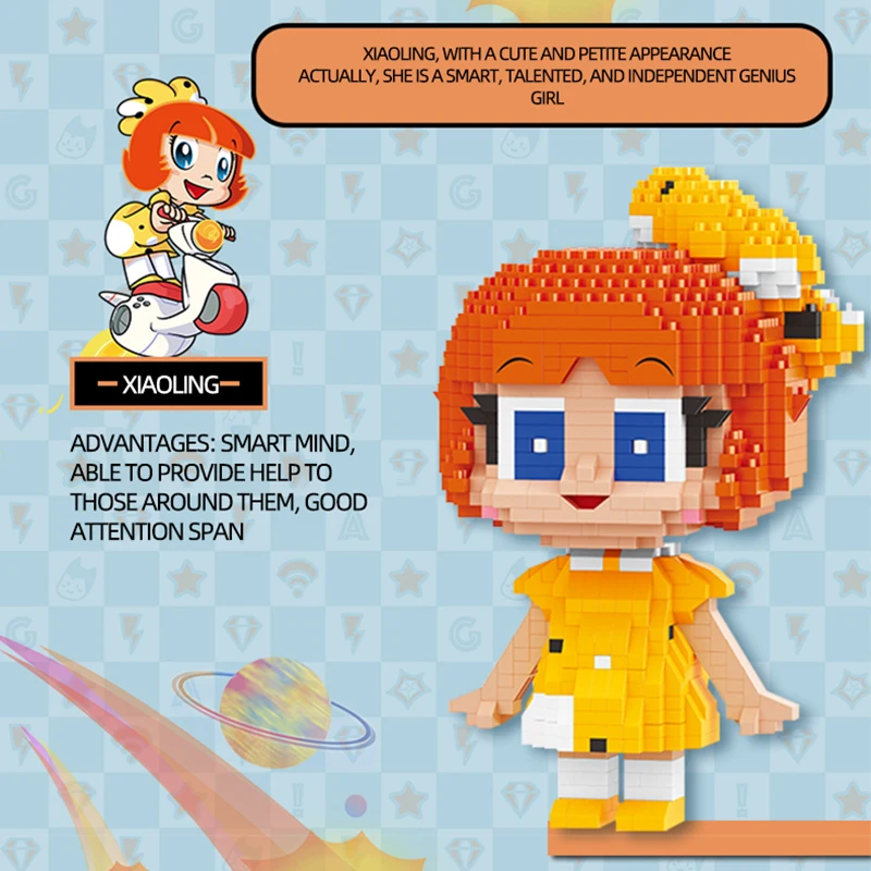 Astro Boy building blocks Classic Cartoon Character Model Micro Particles Bricks Kids Educational Assembly Toys Birthday Gifts