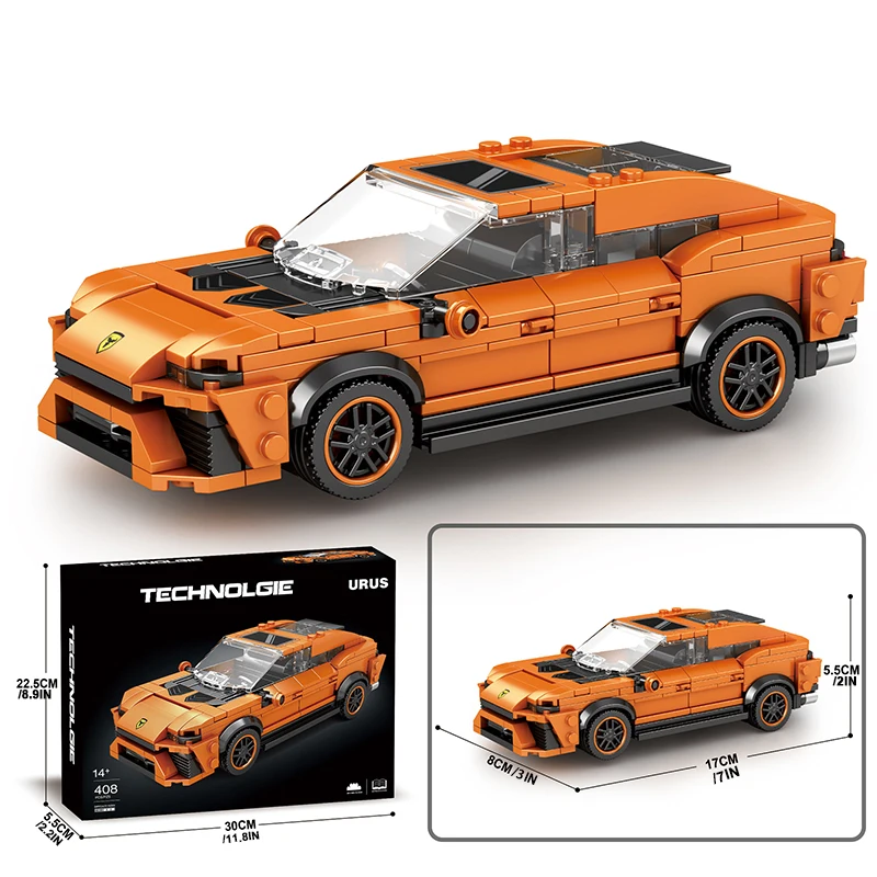 City Sports Car Series Building Blocks Speed Champion Racing Car Model Bricks Kit Boy DIY Puzzle Toys Kids Adults Christmas Gift